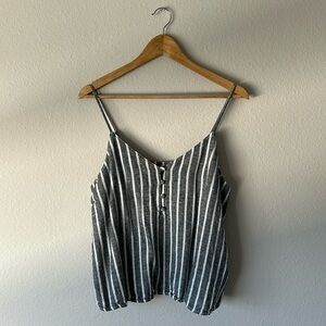 striped cami tank